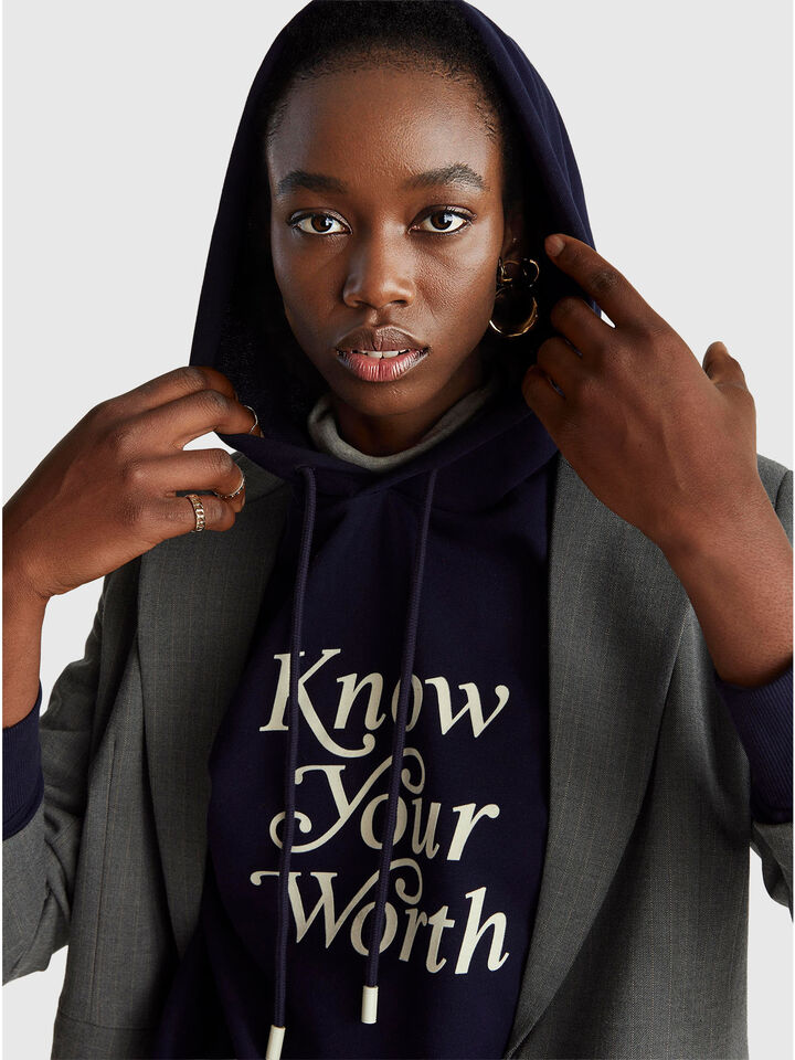SWEATER W/HOOD Women image number 4